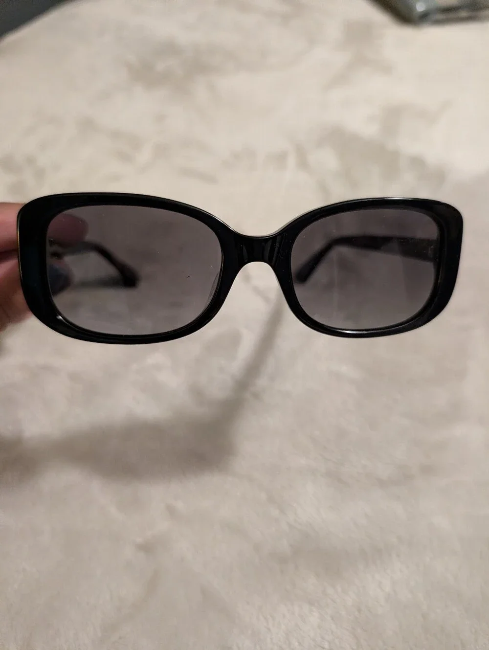 Kate Spade Dionna/S 807WJ Black Rectangle Sunglasses for Women New